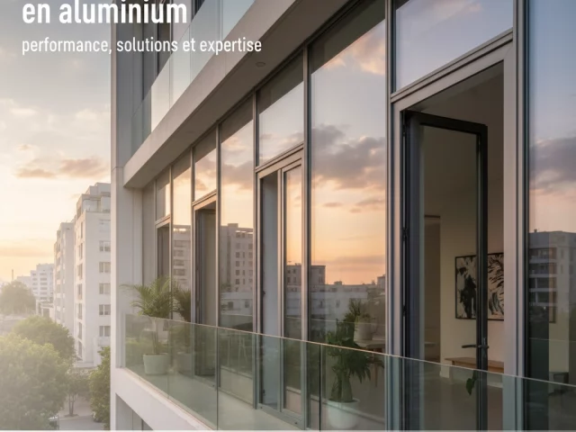 Fenêtres et portes-fenêtres en aluminium : performance, solutions et expertise GAM Tunisie